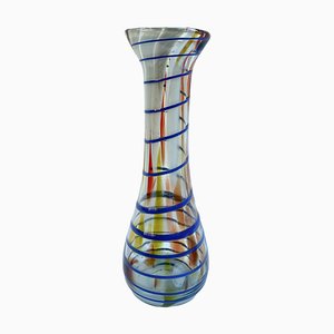 Mid-Century Millefiori Glass Vase, Poland, 1960s