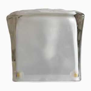 Glass Cube Lamp, 1980s