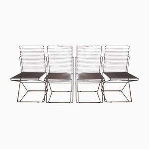Esszimmerstühle, Deutschland, 1980er, 4er Set