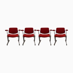 Dining Chairs by Giancarlo Piretti for Castelli, Set of 4