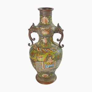 Vase Antique en Bronze, Chine, 1890s