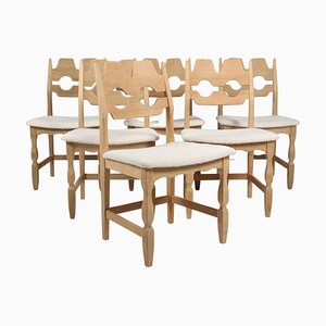 Dining Chairs attributed to Henning Kjærnulf, 1970s, Set of 6