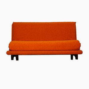 Orange Fabric Three-Seater Multy Sofa Bed from Ligne Roset