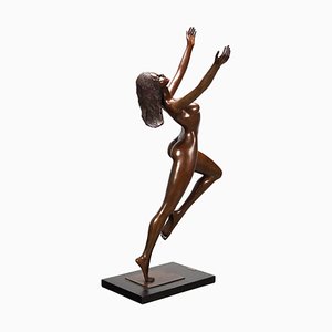 Prince Monyo Simon Mihailescu-Nasturel, Dancer Sculpture, Bronze