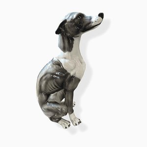 Large Vintage Porcelain Greyhound
