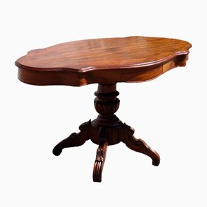 French Louis Philippe Violin Table in Walnut, 1920s