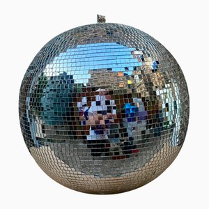 Vintage Disco Glitter Globus, 1970er