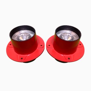 Red Pipeline P1C Ceiling Lights from Nordisk Solar Compagni, 2000s, Set of 2