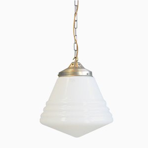 Conical Opaline Light from Phillips, 1920s