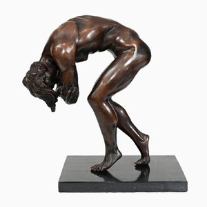 Classical Bronze Nude Male Statue