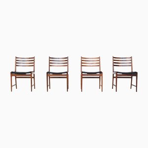 Rosewood Dining Chairs by Kai Lyngfeldt Larsen for Søren Willadsen Møbelfabrik, 1960s, Set of 4