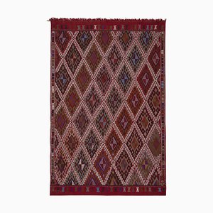 Tappeto grande Kilim intrecciato a mano, Turchia