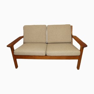 Teak 2-Seater Couch by Juul Kristensen for Glostrup, Denmark, 1960s
