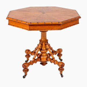 Antique French Octagonal Centre Table in Cherrywood and Pine