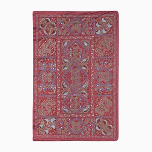 Silk Suzani Tapestry Wall Hanging with Pomegranates