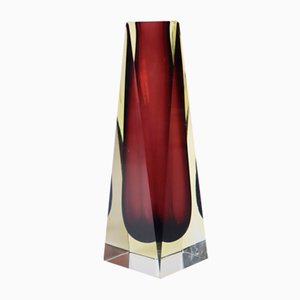 Violette Vase von Flavio Poli für Seguso
