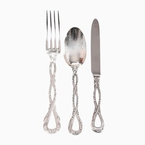 Set de Couverts en Argent Sterling de Tétard, Set de 146