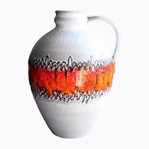 Jarrón alemán de cerámica, años 60