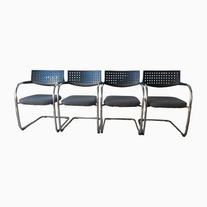 Visa Vis Cantilever Chairs by Antonio Citterio for Vitra, Set of 4