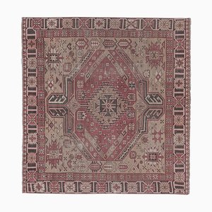 Tapis Kazak Antique avec Médaillon Géométrique