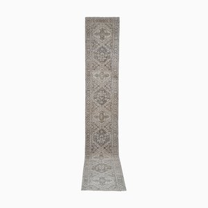 Vintage Turkish Faded Hallway Runner Rug