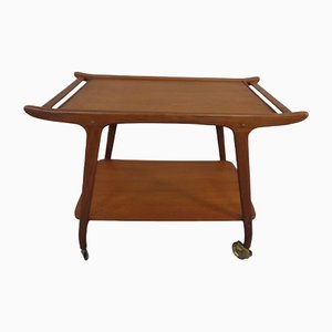 Danish Organic Teak Tea Cart, 1960s