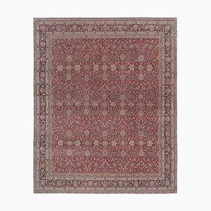 Grand Tapis Oushak Fait Main avec Design Mid-Century, Turquie