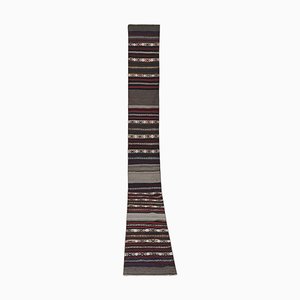 Early 20th Century Gabbeh Staircase Kilim Runner Rug with Horizontal Stripes