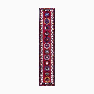 Vintage Turkish Colorful Herki Runner Rug