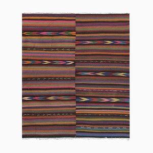 Alfombra Kilim turca vintage a rayas