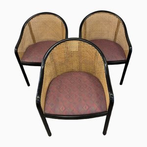 Vintage Cane Chairs, Set of 3