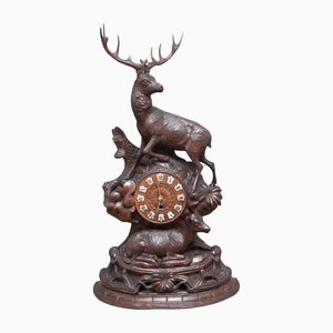 Horloge de Cheminée Antique de la Forêt Noire, 1870