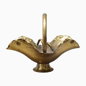 Art Nouveau Foot Shell Brass Handicrafts, 1890s