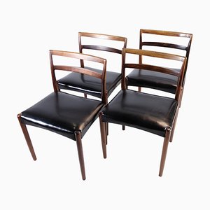 Model 61 Rosewood Dining Chairs by Harry Østergaard, 1960s, Set of 4