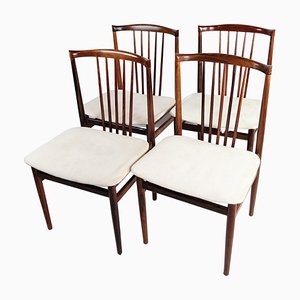 Chaises Vintage en Palissandre de Henning Sorensen, 1968, Set de 4