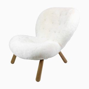 Chaise Arctander en Peau de Mouton par Philip Arctander, 1960s