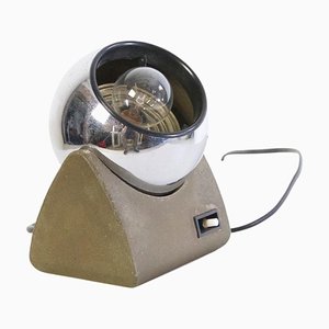 Lámpara de mesa Eyeball Mid-Century magnética, años 70