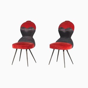 Set of Side Chairs, France, 1950s