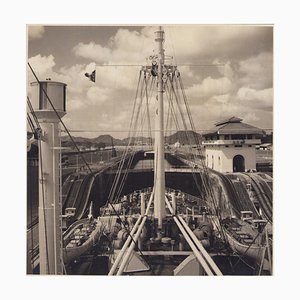 Panaman Ship, 1960s, Black and White Photograph