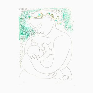 Pablo Picasso, Grand Maternity, 1963, Lithograph