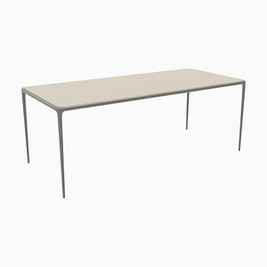 200 Xaloc Cream Glass Top Table from Mowee
