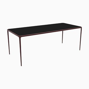 200 Xaloc Burgundy Glass Top Table from Mowee