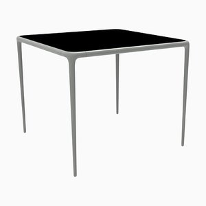 90 Xaloc Silver Glass Top Table from Mowee