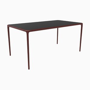 160 Xaloc Burgundy Glass Top Table from Mowee