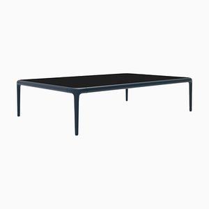 120 Xaloc Navy Coffee Table with Glass Top from Mowee