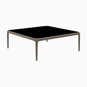 80 Xaloc Bronze Coffee Table with Glass Top from Mowee