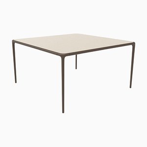 140 Xaloc Bronze Glass Top Table from Mowee