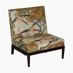 Fabric Armchair in Mulberry Flying Ducks Upholstery from George Smith Norris, 2022