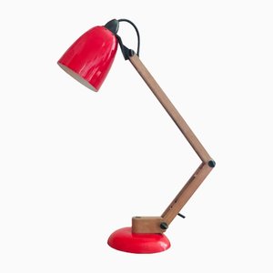 Vintage Red Maclamp Light by Terence Conran for Habitat, 1960s