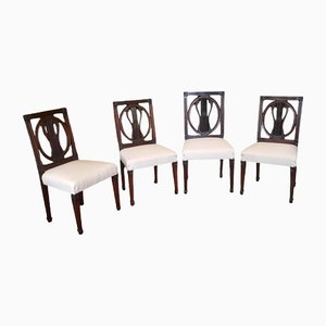 Regency Mahogany Dining Chairs, Set of 4